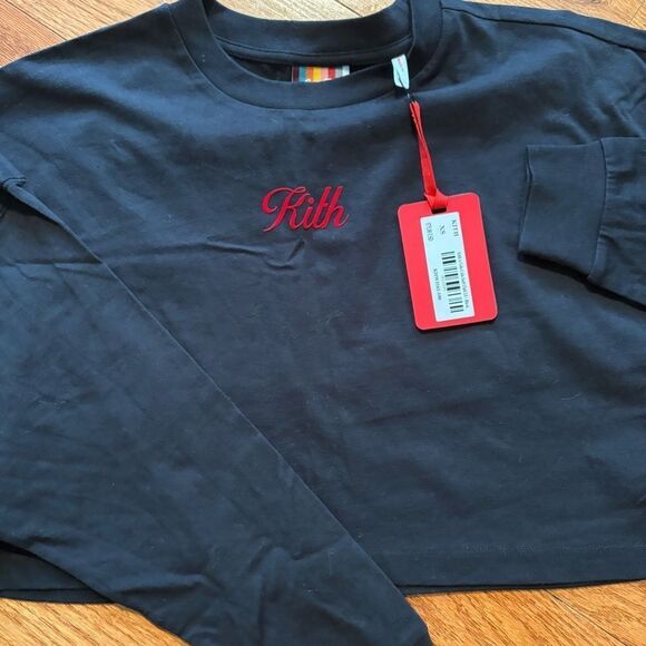 KITH X COCA COLA Surf club long sleeve crop sz XSmall XS New NWT - Picture 3 of 7